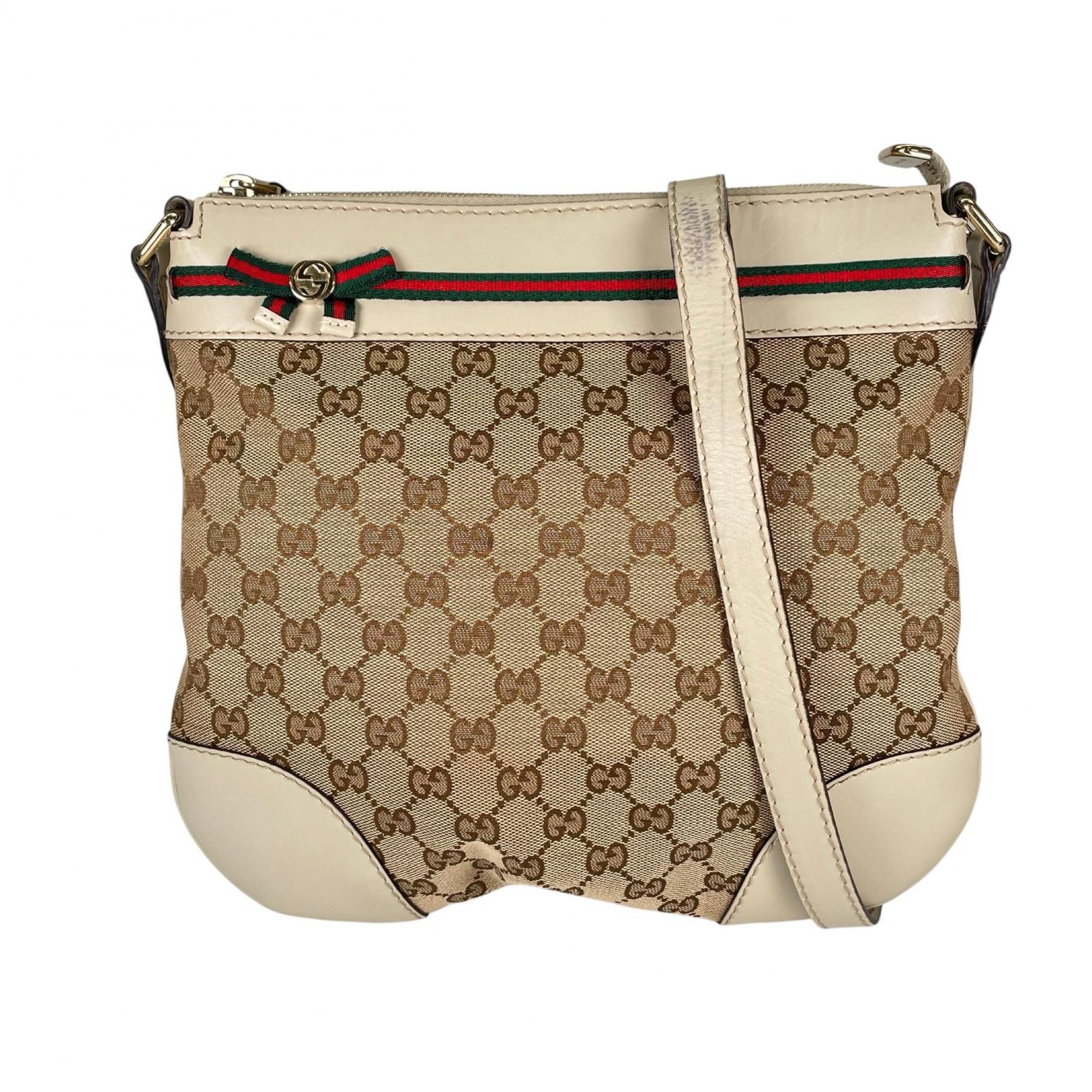 

GUCCI Sherry line 254065 Shoulder Bag beige Women used