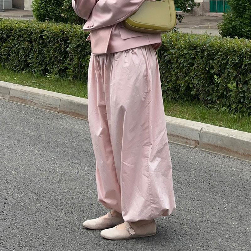 Spring and Autumn Women Casual High Waist Bloomers Long Pants Big Wide Leg Pants Women Clothes Trousers