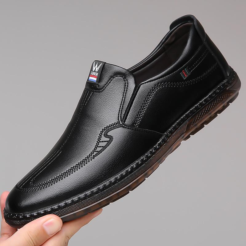 

Men s shoes 2025 autumn new beef tendon soft sole online shoes men s trend versatile non-slip breathable men s casual shoes 38