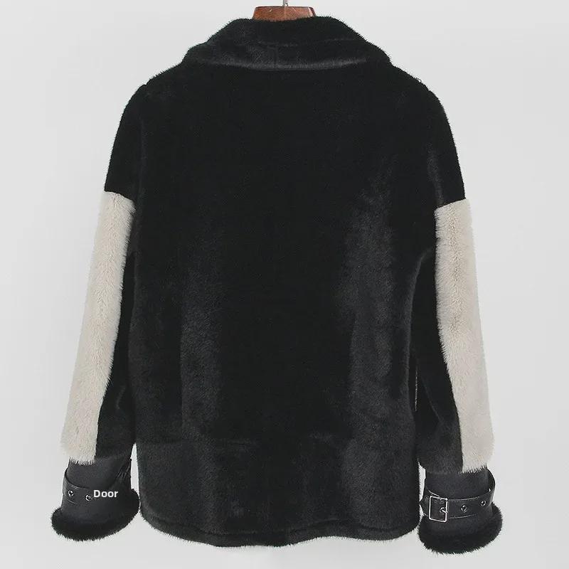 Women's High-End Casual Winter Coat - Loose, Warm Imitation Mink Fur