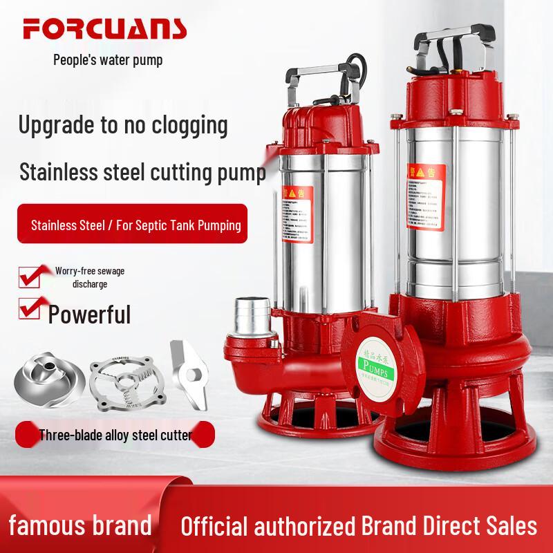 Stainless Steel Cutting Sewage Pump
