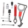 Multifunctional  Flywheel Removal Kit Chain Wheel Tool Set Bike Repair Tool Chain Wheel Repair Tool Sprocket Remover
