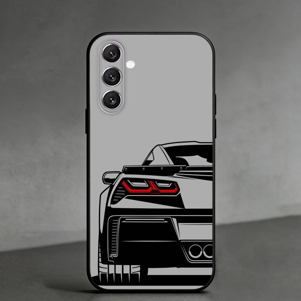 Sports drift racing car Phone Case For Samsung Galaxy A91,80,73,72 ,71,53,52,32 ,31,22,21s,20,Soft Black Case