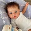 19 Inch Lifelike Reborn Baby Dolls Lali Soft Cloth Body with PP Cotton Simulation Doll Cute True To Like Bebe Newborn Dolls for Kids Birthday Present