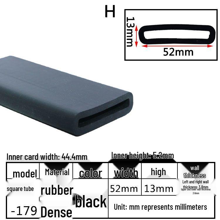 High-Temperature Resistant Silicone Square Tubing: Durable, Customizable, Aging-Resistant Rubber Sheath and Hollow Sealing Strip.