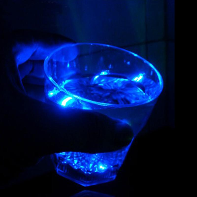 Mini LED blinkt Kunststoff Getränke Wein trinken Tasse Bar dekorative Party Club Becher