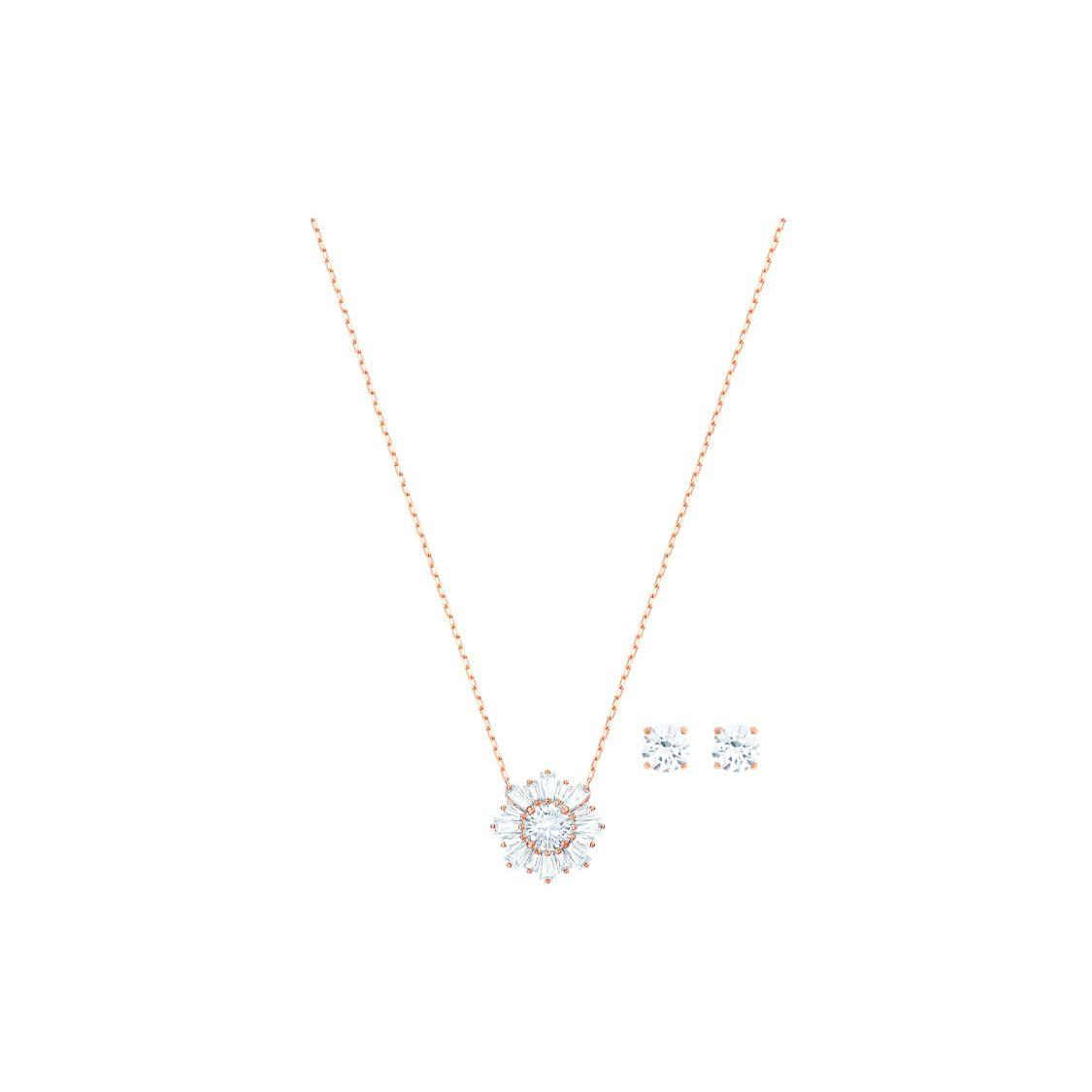 

Набір сережок і намиста Swarovski Sunshine для жінок Рожеве золото 5480468 Box+Shopping Bag (Random Color)