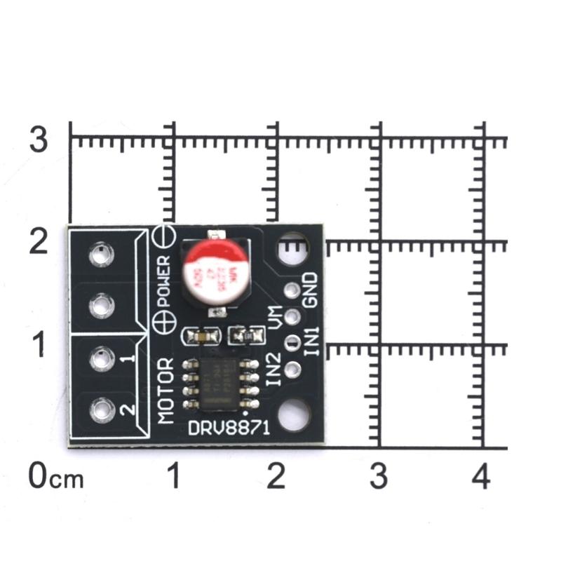 PWM H Bridge Direct Current Motor Driver Module for Brushed Motors 3.6 a High Output and 6.5V To 45V Wide Operating Voltages