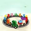 Interactive Magnetic Wooden Train Set with Numbers Building Blocks Educational PuzzleToy for Early Learning Boosts Interactivity