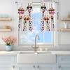 Panelscartoon Giraffe Semi Curtains Versatile Design Suitable Any Style Creating Peaceful Living Space Room Darkening Made Of Polyester