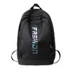 Simple Color Solid Letter Pattern Student Backpack For School And Use Daily
