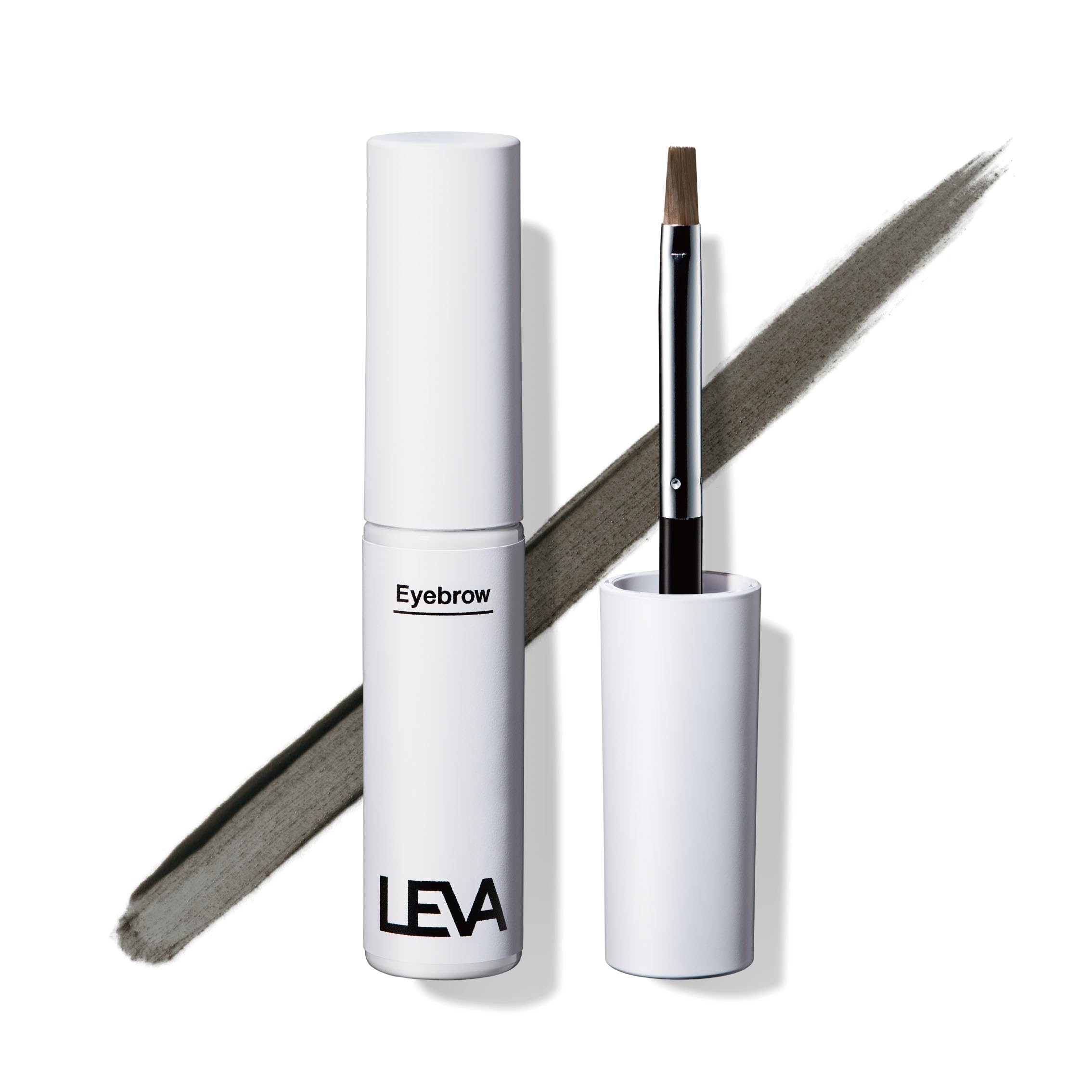 

LEVA Eyebrow Dark Black clean Водостойкий Естественно корректирует и безволосые участки короткие брови Черный Насыщенно-черный Легко или трудно увидеть за карандашом