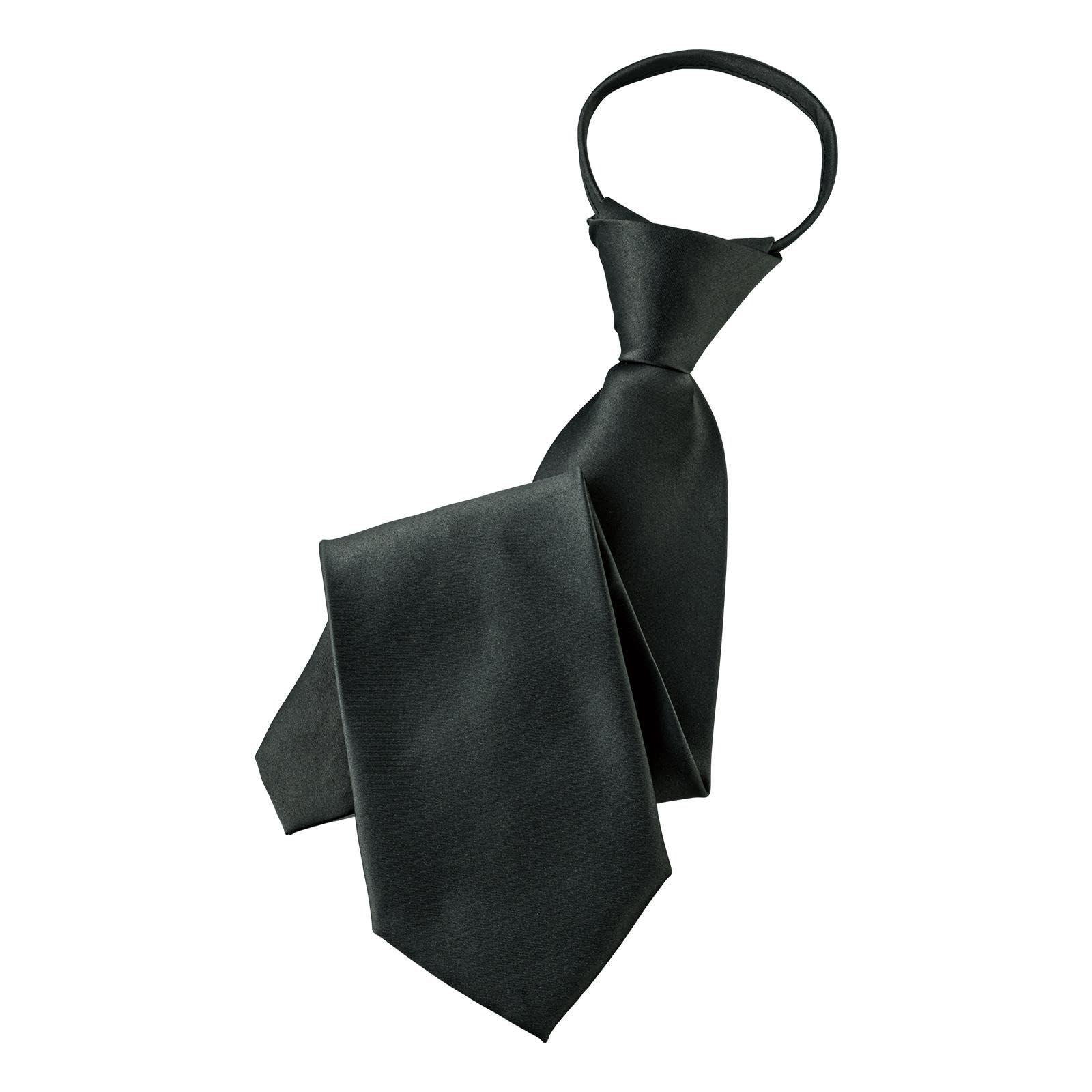 [Comolife] Formal One-Touch Tie, Black, Formal Wear, Funeral, Memorial Service, Wake