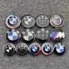 For BMW New 2025 4PCS 56mm/68mm BMW alloy car hub cap 50th anniversary center cap, commemorative style modified hub cap label.Wh