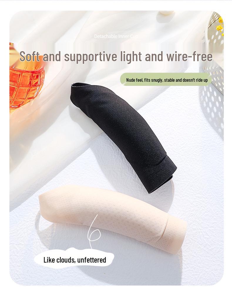 Women's Seamless Ultra-thin Wire-free Bra with Rabbit Ear Cups - Comfortable Large Chest Minimizer