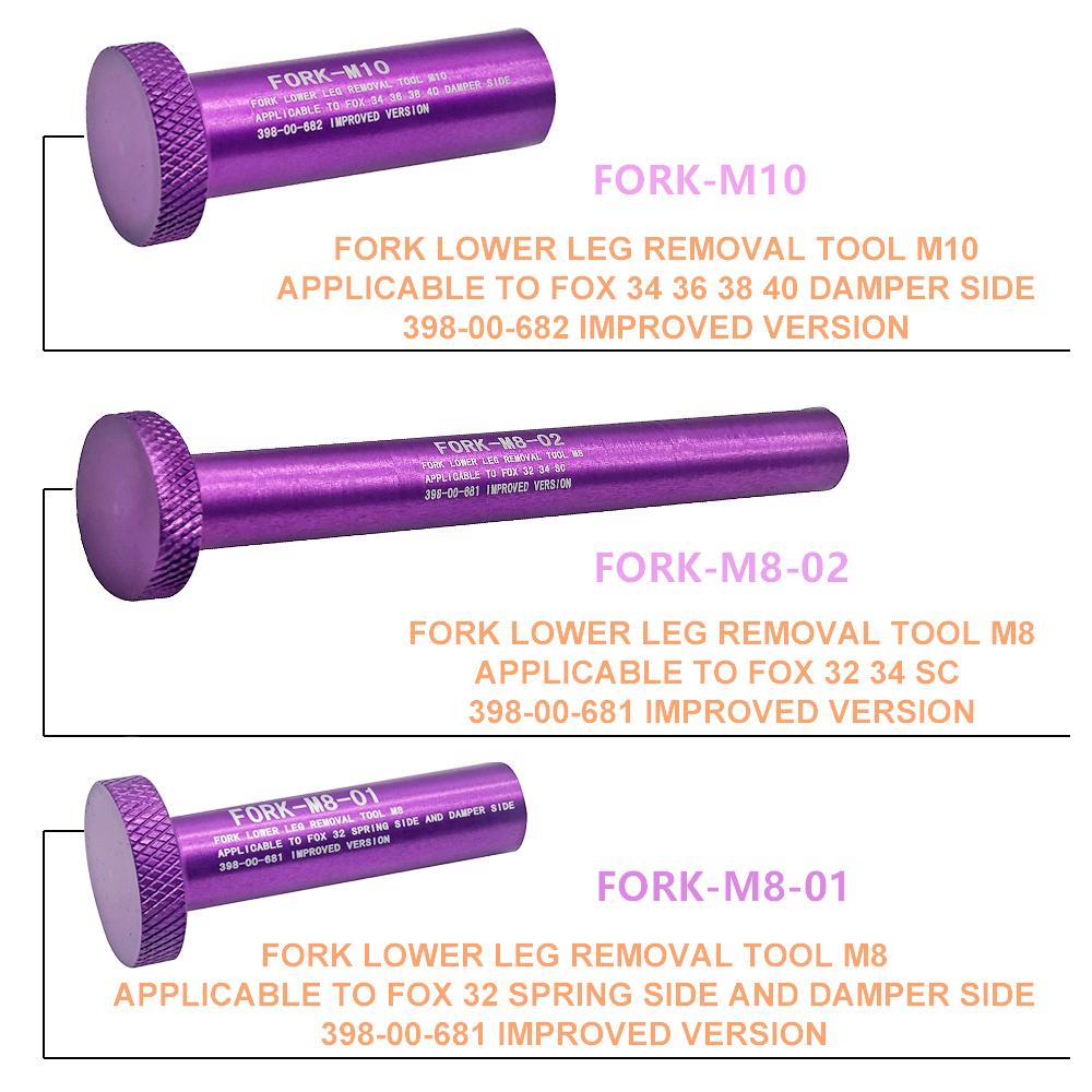 1-3Pcs Bike Fork Lower Leg Removal Tool Bicycle Fork Spring Damper Removal Tool For FOX 32 34 36 38 40 SC TC Front Fork Repair