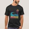 Abu Dhabi - Retro 80S Vintage Vaporwave Surf T-Shirt 100% Cotton O-Neck Summer Short Sleeve Cas