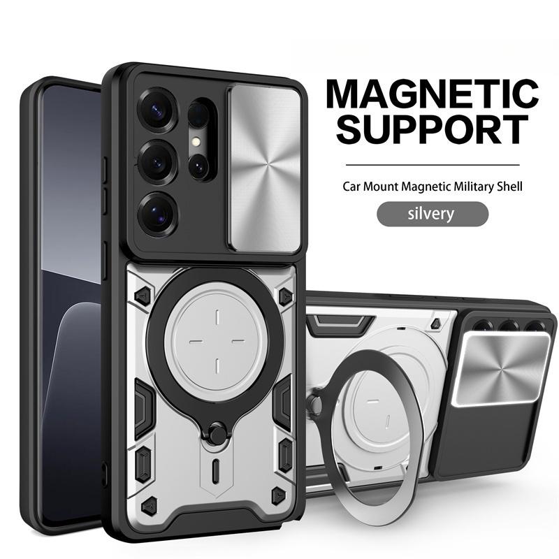 Shockproof Armor Funda For Samsung Galaxy S26 Ultra 5G Car Magnetic Holder Ring Case For S 26 Plus S26Ultra Lens Protector Cover