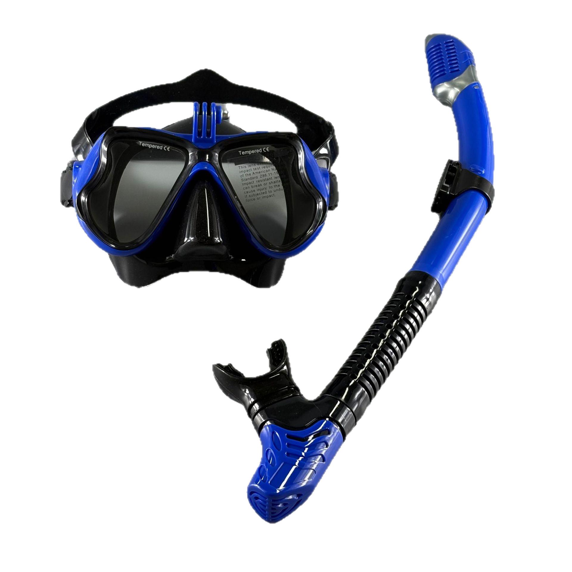 Full-Dry Adult Diving Mask & Snorkel Set One Size