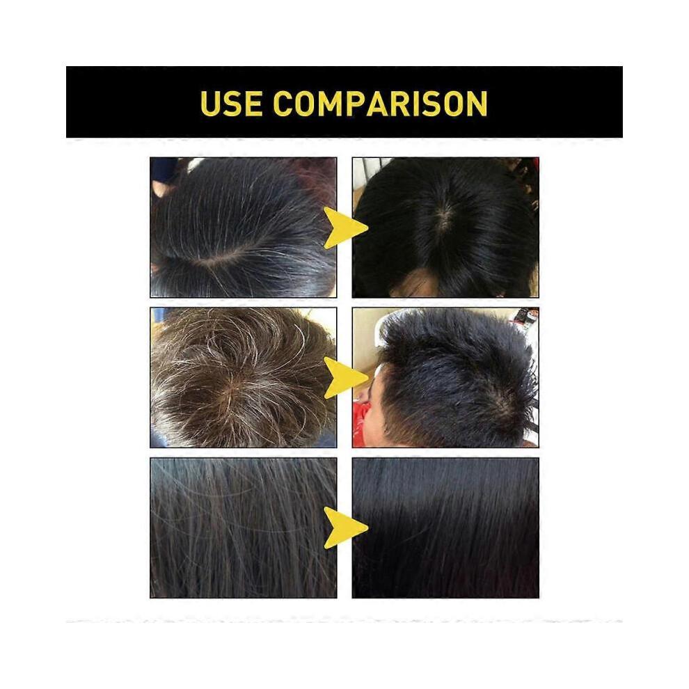 2pcs Natural Herbal Instant Black Hair Dye Shampoo for White Hair Coloring UK