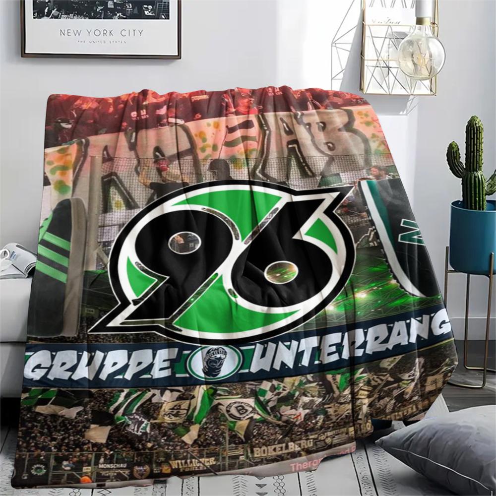 1pc Hannover 96 Print Flannel Blanket, High Quality Comfortable for All Seasons, Home Decor, Warmth and Comfort, Perfect for Christmas Gifts58