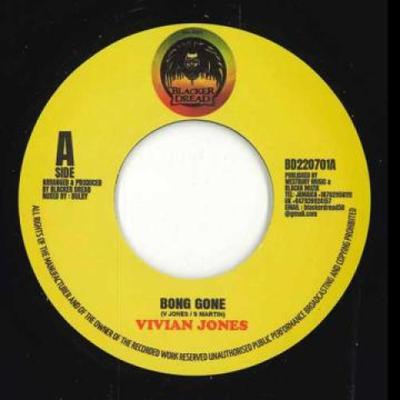 7inch Record VIVIAN JONES - Bong Gone / Black Dubb 701 BD220701 Blacker Dread 2024 UK Reggae, Ska & Dub