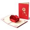 Card Pop-Up Creativ din Hârtie 3D Design 3D Stil Romantic Card Poștal de Dragoste Felicitare Ziua Mamei