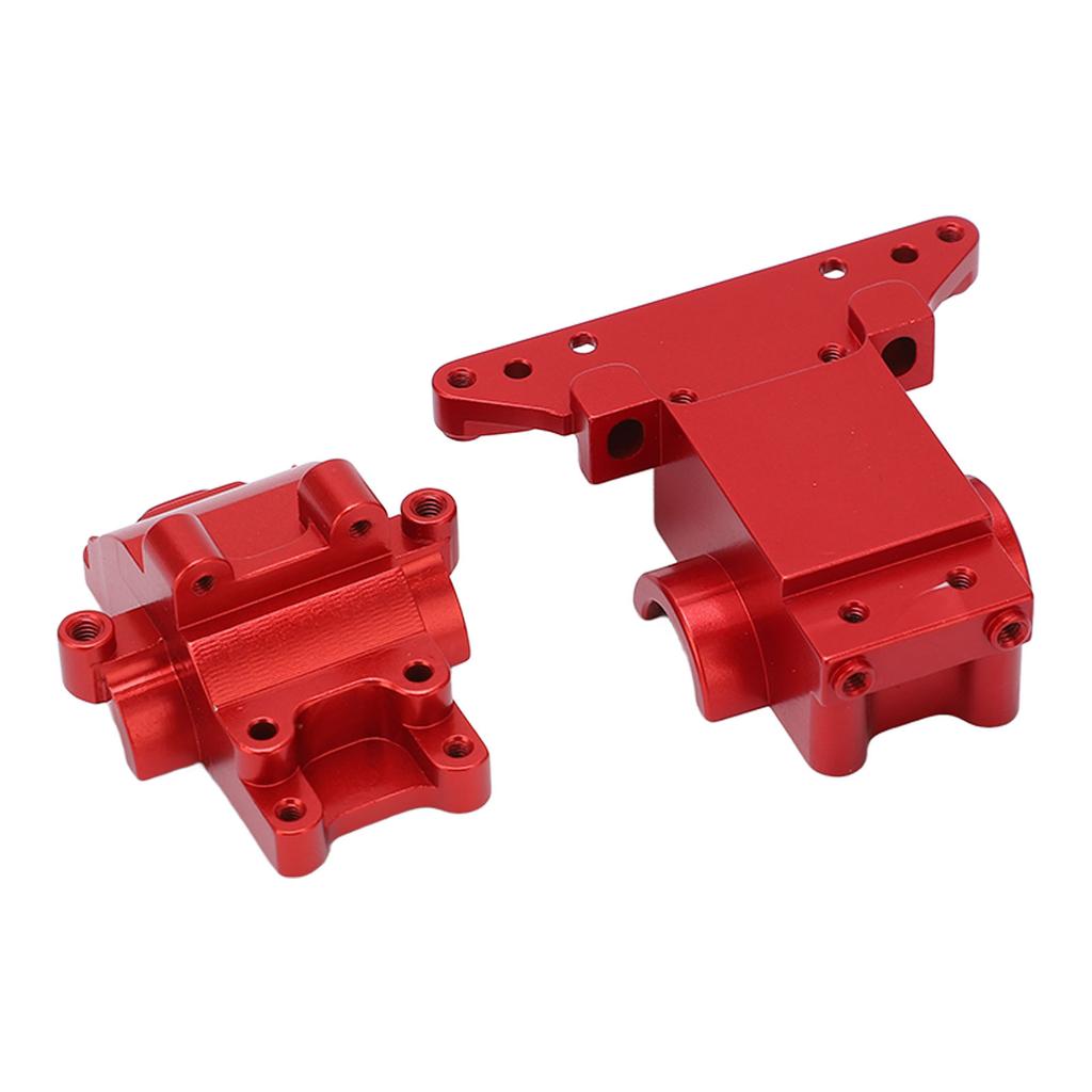 RC Gear Box Cover Front Rear Aluminum Alloy Upgrade Part Gear Case Housing for Traxxas Latrax Teton 1 18 Crawler Red