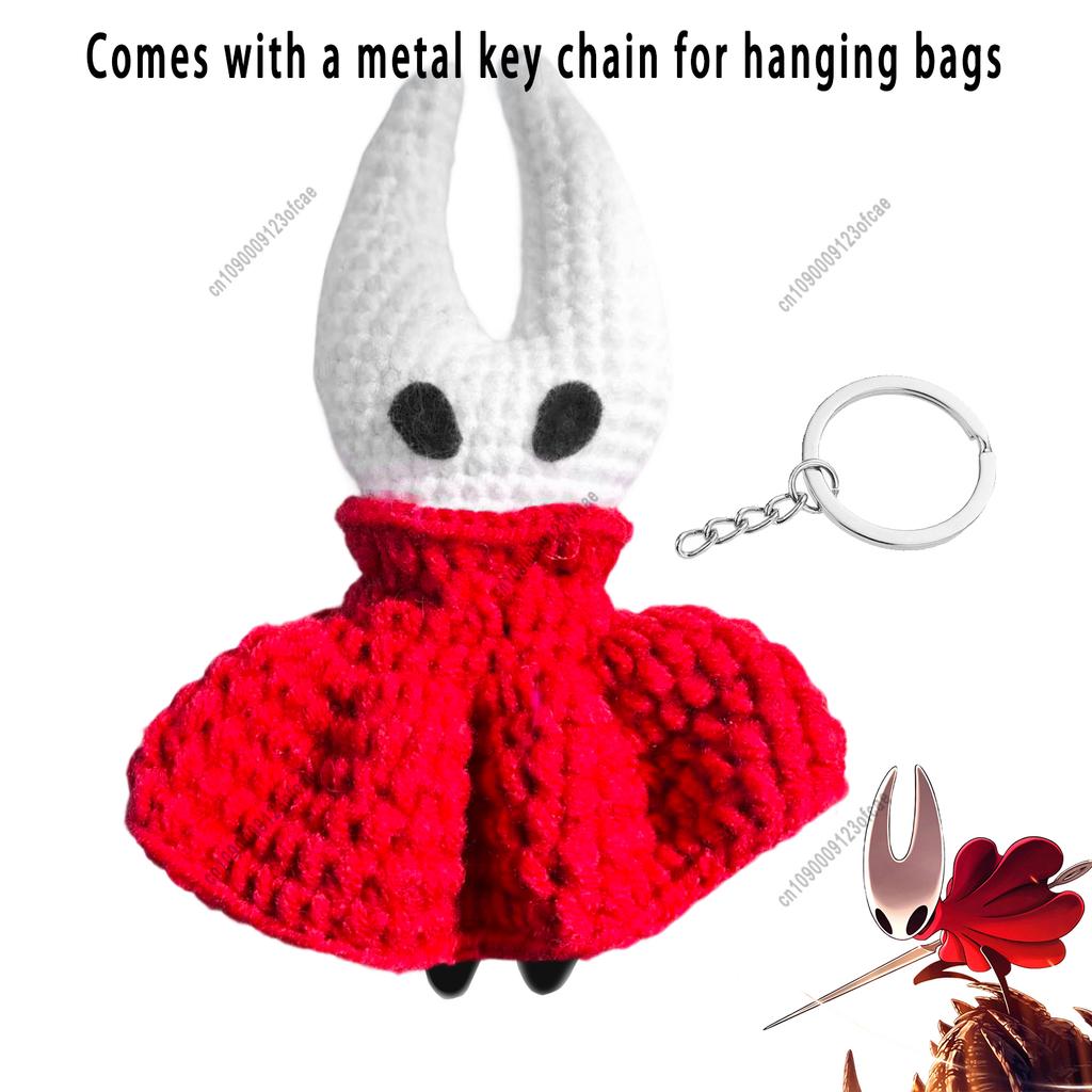 Handcrafted Hollow Knight 2 Hornet Pendant Doll Toy Collectible Gaming Merch Gift for Fans Christmas Gifts Backpack Decoration