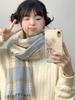 Japanese Soft Girl Autumn and Winter Small Fresh Literary Plaid Scarf Female Student Warm Versatile Couple Gift Korean Version Scarf