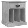 VidaXL Bedside Table Concrete Grey 43x36x50 Cm 816352