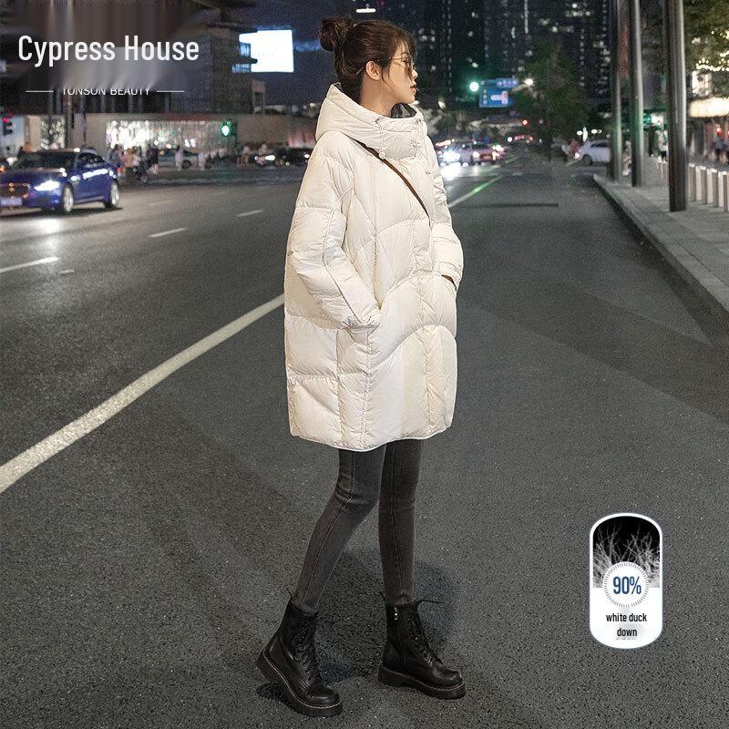 

Женский пуховик Sybille 2025 Зима с капюшоном средней длины L