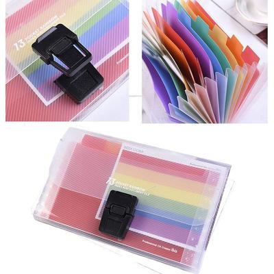 A6 Office Supplies Expanding Plastic 13 Pockets File Folder Document Bag Paper Organizer