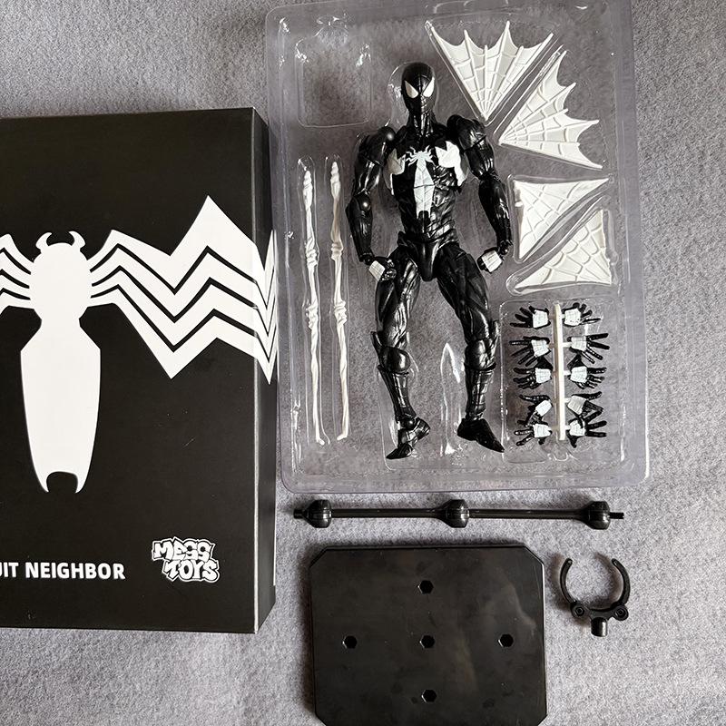 MT Black Symbiote Spider-Man & Venom Suit Articulated Doll Toy