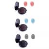 Portable Fingerprint Ink Pad Mini Quick-drying Ink For Clear Imprints In Red Blue And Black