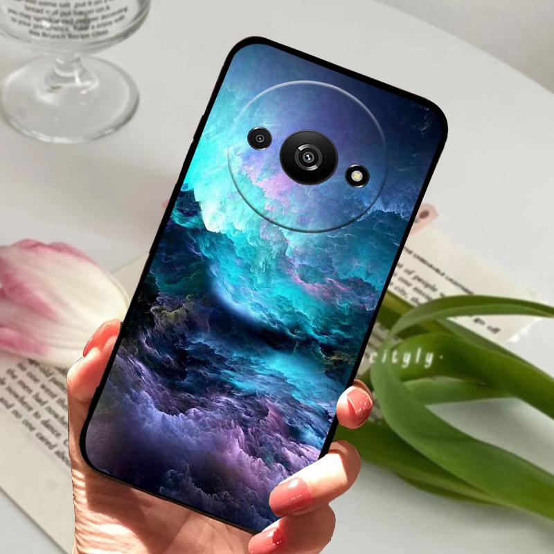 Für Redmi A3 Hülle 23129RN51X Mode Weiches TPU Silikon Handy Schutzhülle Für Xiaomi Redmi A 3 Pro Fundas A3x Stoßfänger Schalen