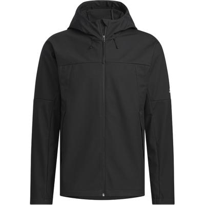 Lekka kurtka softshellowa sportowa z kapturem wygodna kurtka unisex czarna JM9104