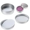 5 Ml 10 Ml 15 Ml 30 Ml 50 Ml 80 Ml Round Aluminum Box Tin Can Screw Lid Storage Scented Candle Lip Balm Oil Empty Jar 10 Pcs