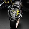 Boruse Caliper Hub Trendy Men'S Belt Watch Student Waterproof Luminous Quartz Watch