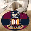 BC AFC,The Bantams Crest Chair mat Round Rug Office carpet, Non slip, Suitable for Living Rooms, Bedrooms decor.1205005a