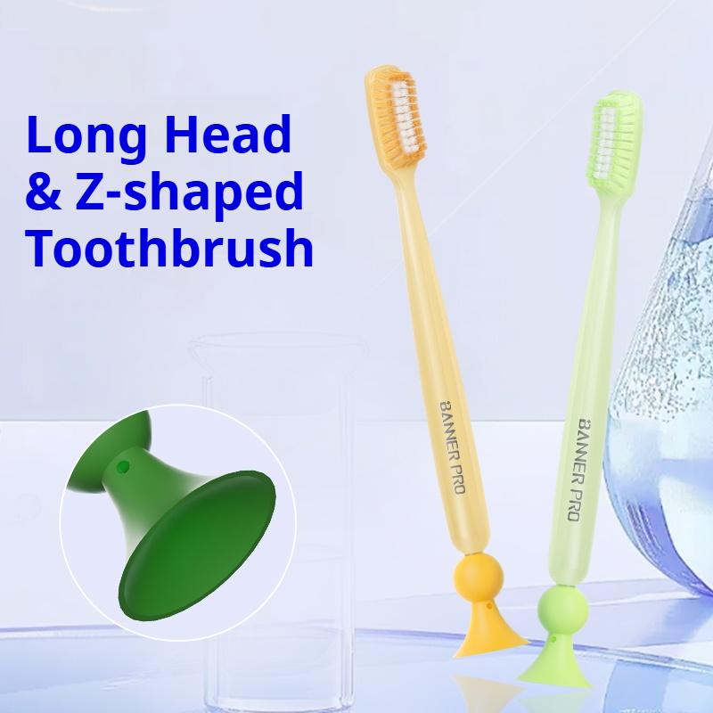 2/4Pcs Adult Toothbrushes for Deep Cleaning Without Harming Teeth, Essential for Home and Office Use, Holiday Gift, Best Christmas Gift