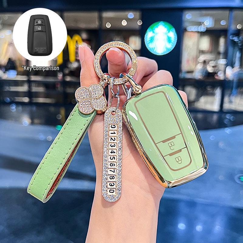Toyota Key Case for Camry, RAV4, Wildlander, Levin, Crown, Lu Fang - Suitable Keychain Bag for Men and Women.
