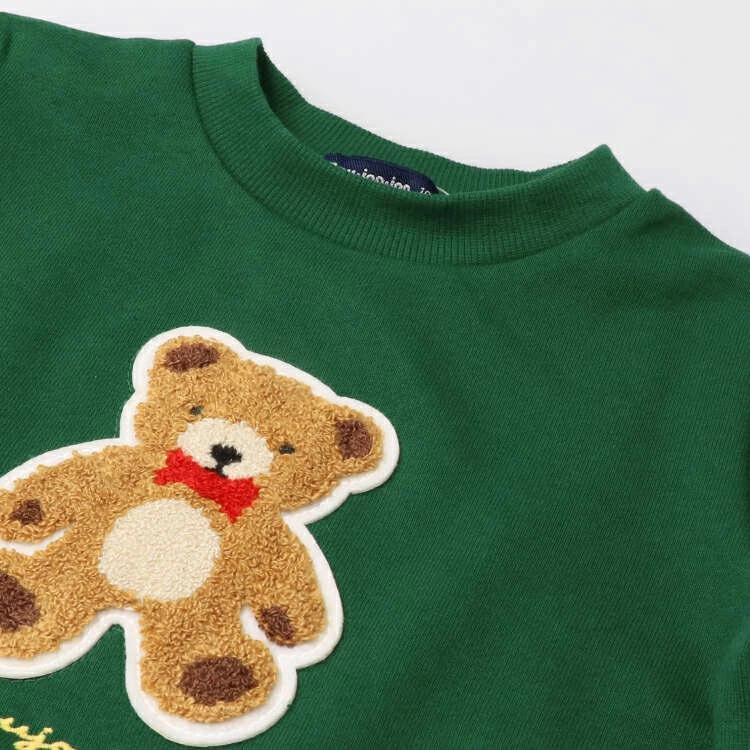 [Children's Clothing] Moujonjon (Moojeongjeong) Bear Sagara Embroidered Fleece Sweatshirt 80cm-140cm M60602