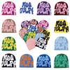 Mea Culpa Trendy Letter Print Beanies Knit  Hat Streetwear Cap Outfit Women Girl