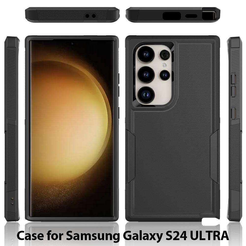 For Samsung Galaxy S24 Ultra Case Slim Hard PC+TPU Phone Protective Cover