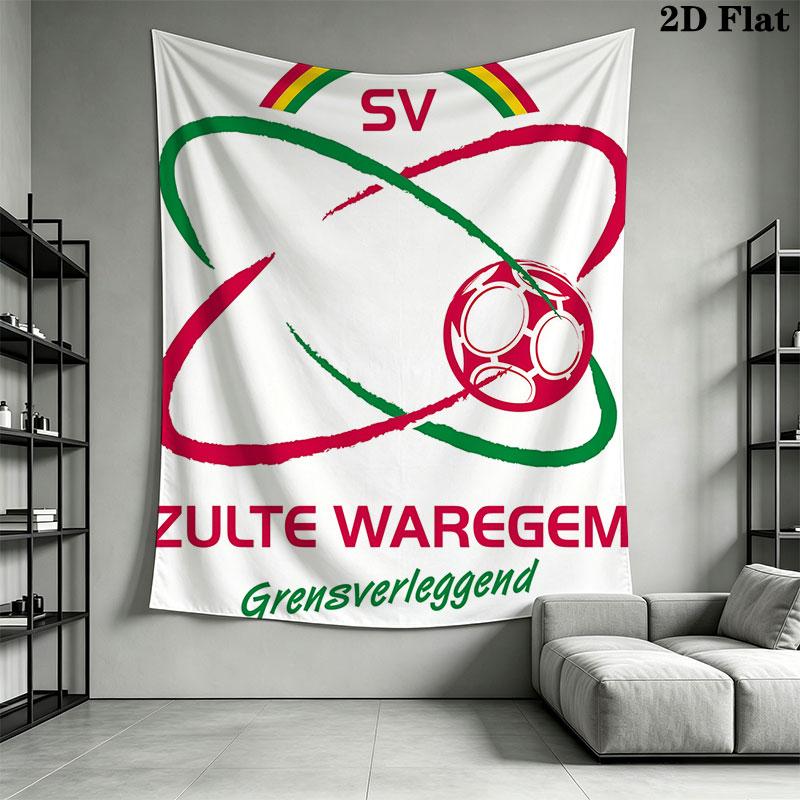 SV Zulte Waregem Wall Hanging Printed Fabric Blanket Decorative Tapestries for Bedroom Living Room Home Decor