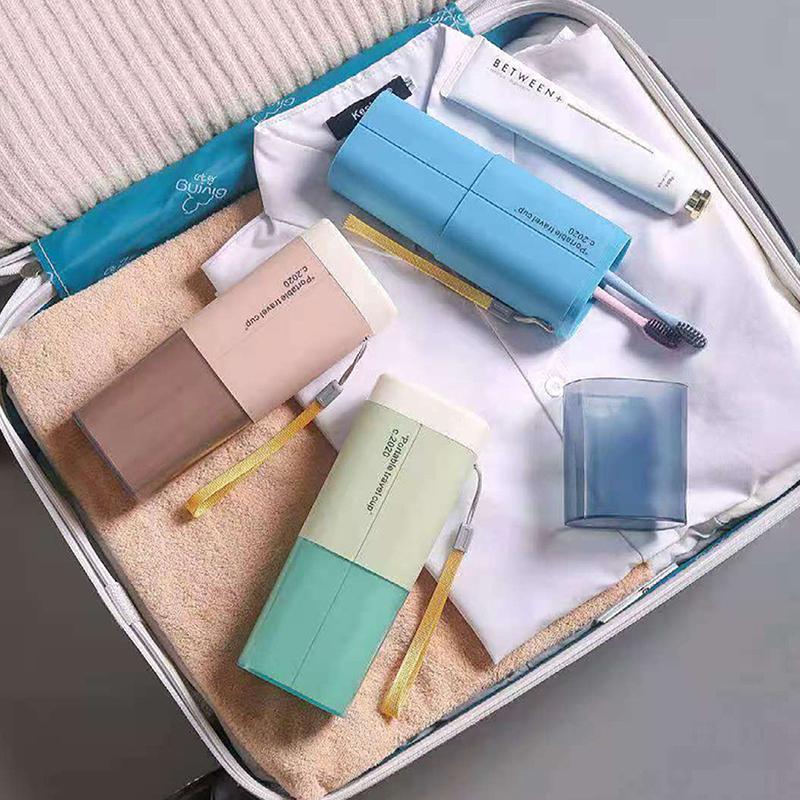 For Outdoor Travel Bathroom Accessories Travel Toothbrush Toothpaste Holder Storage Box Portable Toothbrush Case Organizer