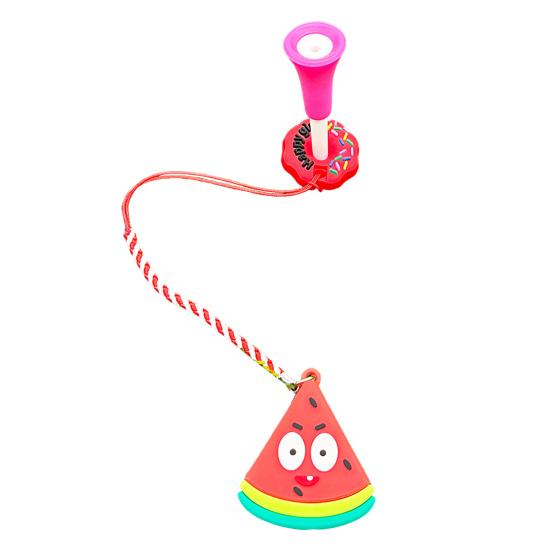 Plastic Anti Lost Golf Tee Hanger Donut Design Golf Tee Ring Strap Fruit Design Tee Loss Prevention Golf Accessory