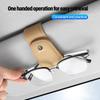 2026 Hot Alfa Romeo Leather Car Glasses Clip Sunglasses Box Sun Visor Eyeglasses Card Ticket Holder For Alfa Romeo 4C 159 166 Sp zj6