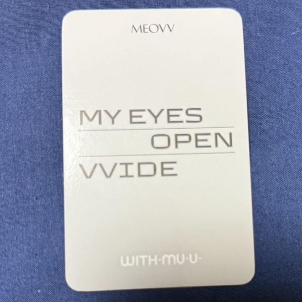 [USED] meovv suin withmuu Lakidro bonus trading card